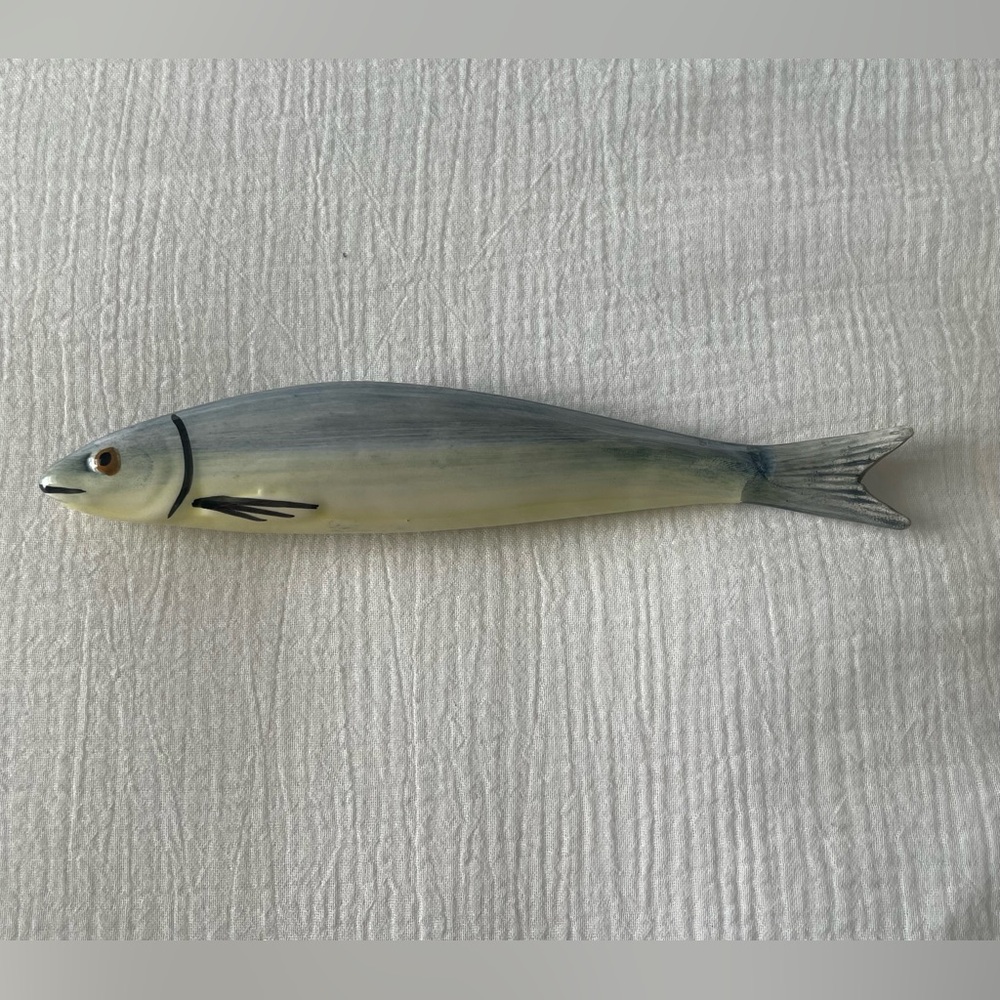 Vtg Fish William Sonoma Knife Rest Bordallo Pinheiro SardineMajolica Portugal
